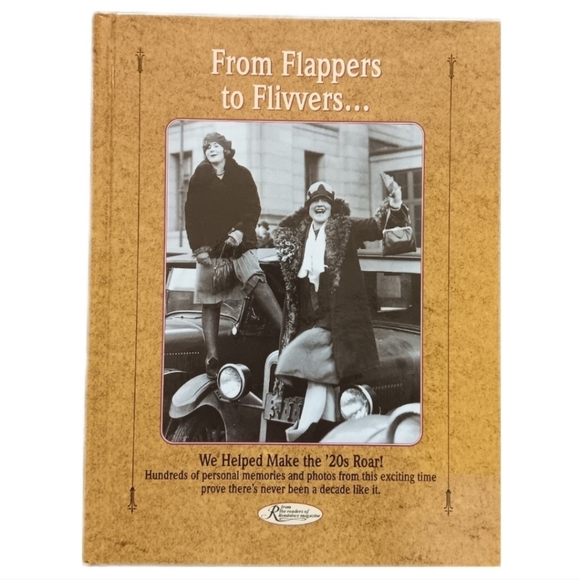 Other - The Roaring 20's From Flappers To Flivvers Hardcover Book, Photos & Memories